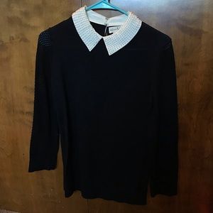 Black detailed sweater, worn once